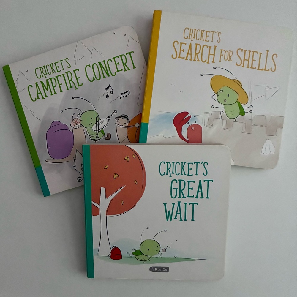 KiwiCo Cricket board book bundle